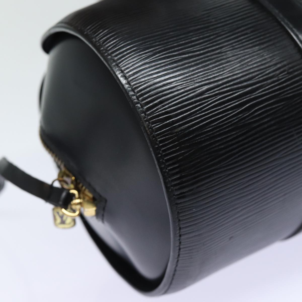 LOUIS VUITTON Epi Soufflot Hand Bag Black M52222 LV bs16309