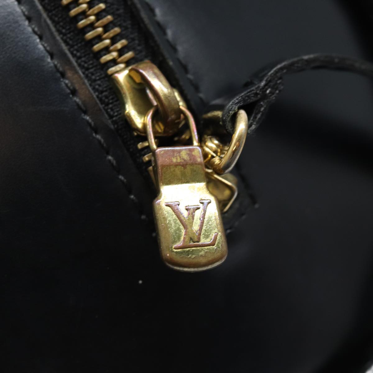 LOUIS VUITTON Epi Soufflot Hand Bag Black M52222 LV bs16309