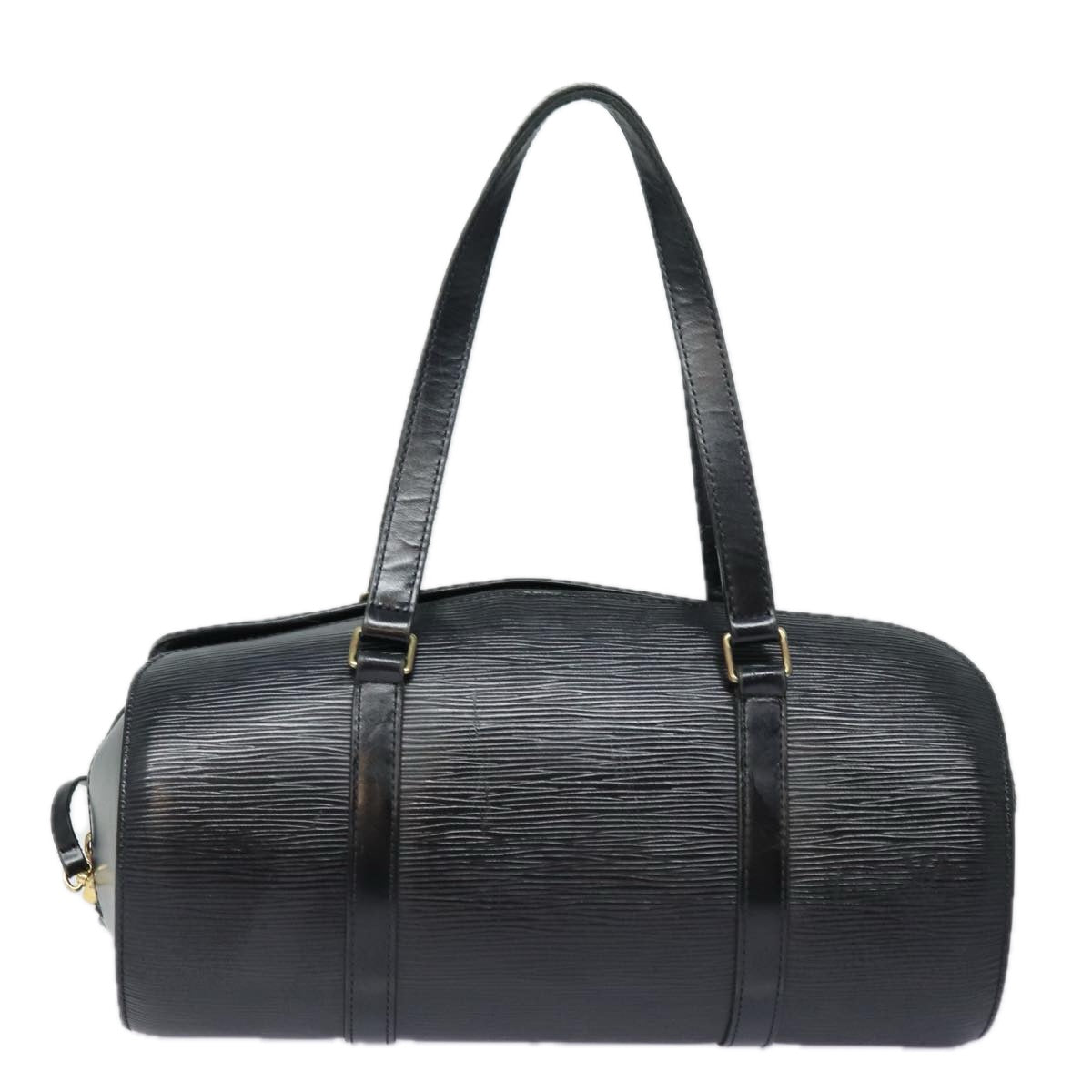 LOUIS VUITTON Epi Soufflot Hand Bag Black M52222 LV bs16309
