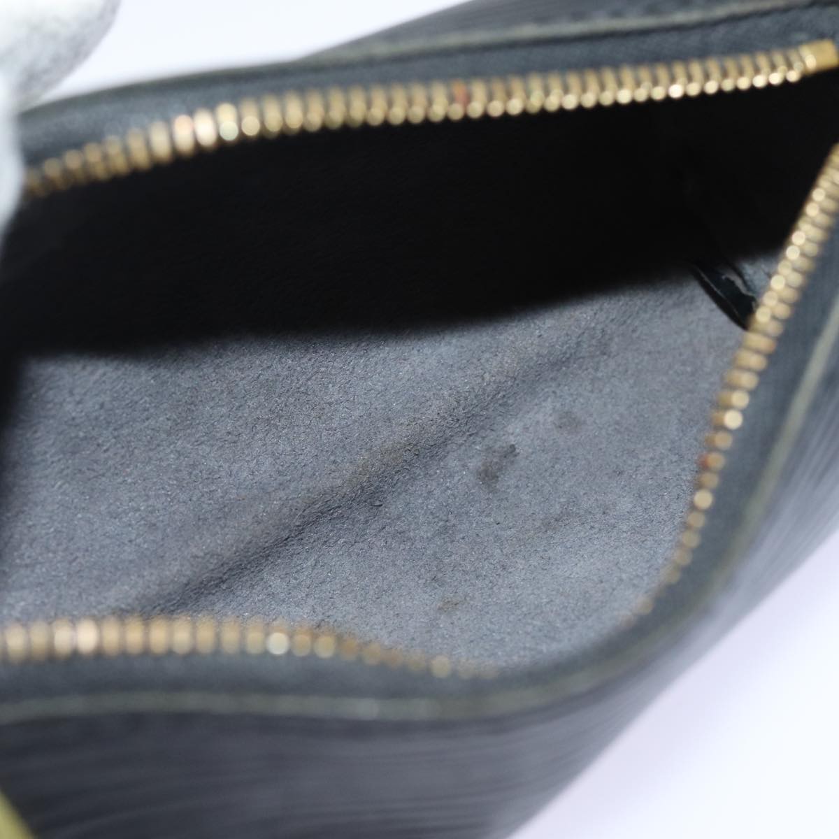 LOUIS VUITTON Epi Soufflot Hand Bag Black M52222 LV bs16309
