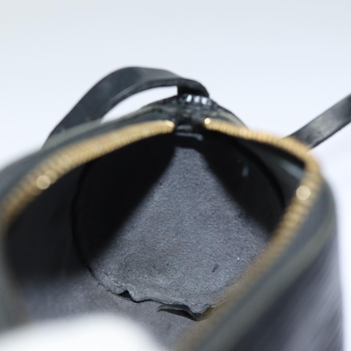 LOUIS VUITTON Epi Soufflot Hand Bag Black M52222 LV bs16309