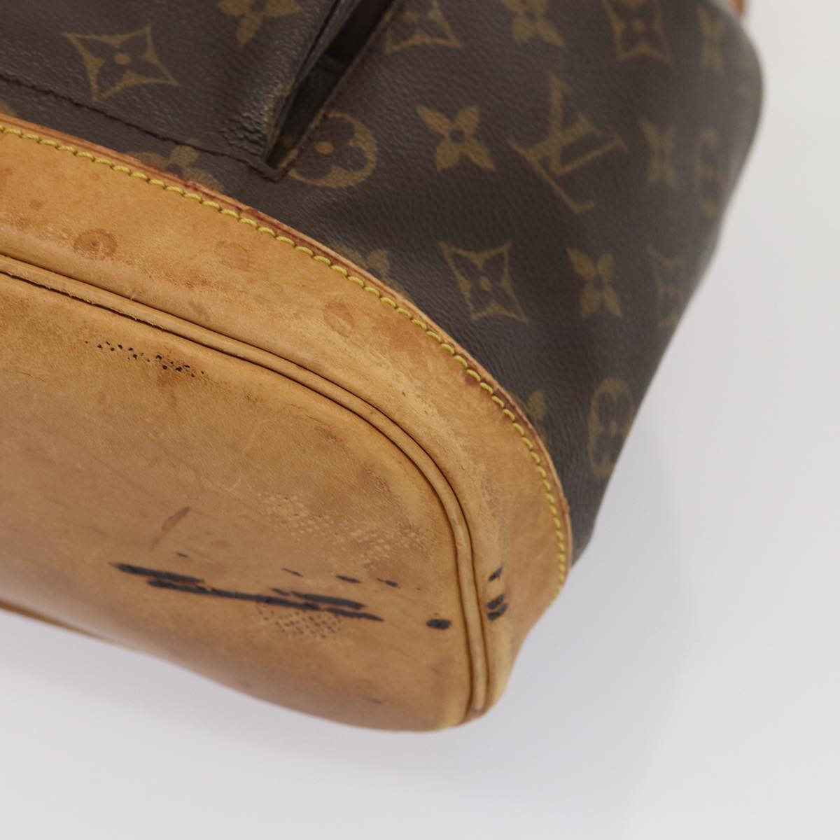 LOUIS VUITTON Monogram Montsouris MM Backpack M51136 LV bs16321