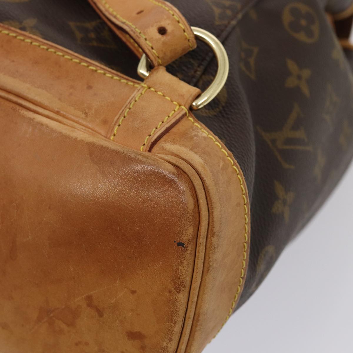 LOUIS VUITTON Monogram Montsouris MM Backpack M51136 LV bs16321