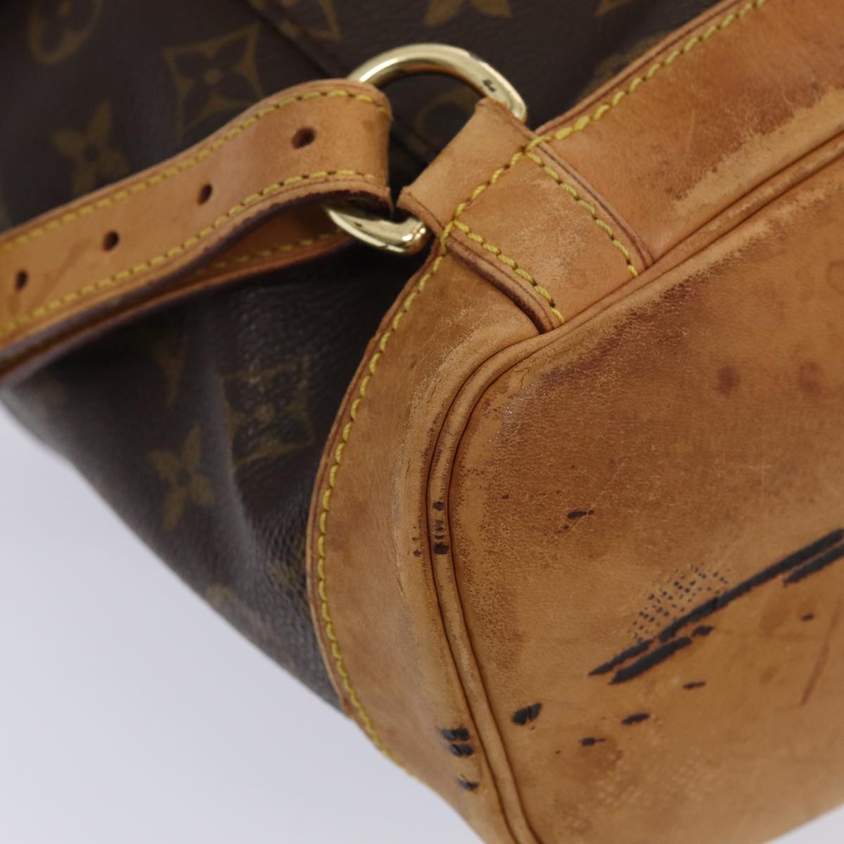 LOUIS VUITTON Monogram Montsouris MM Backpack M51136 LV bs16321