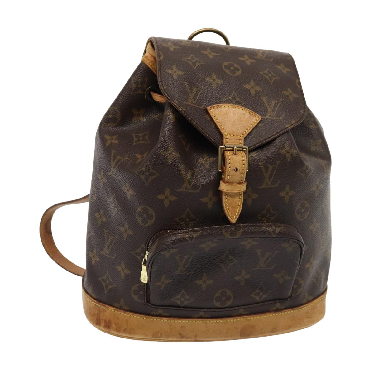LOUIS VUITTON Monogram Montsouris MM Backpack M51136 LV bs16321