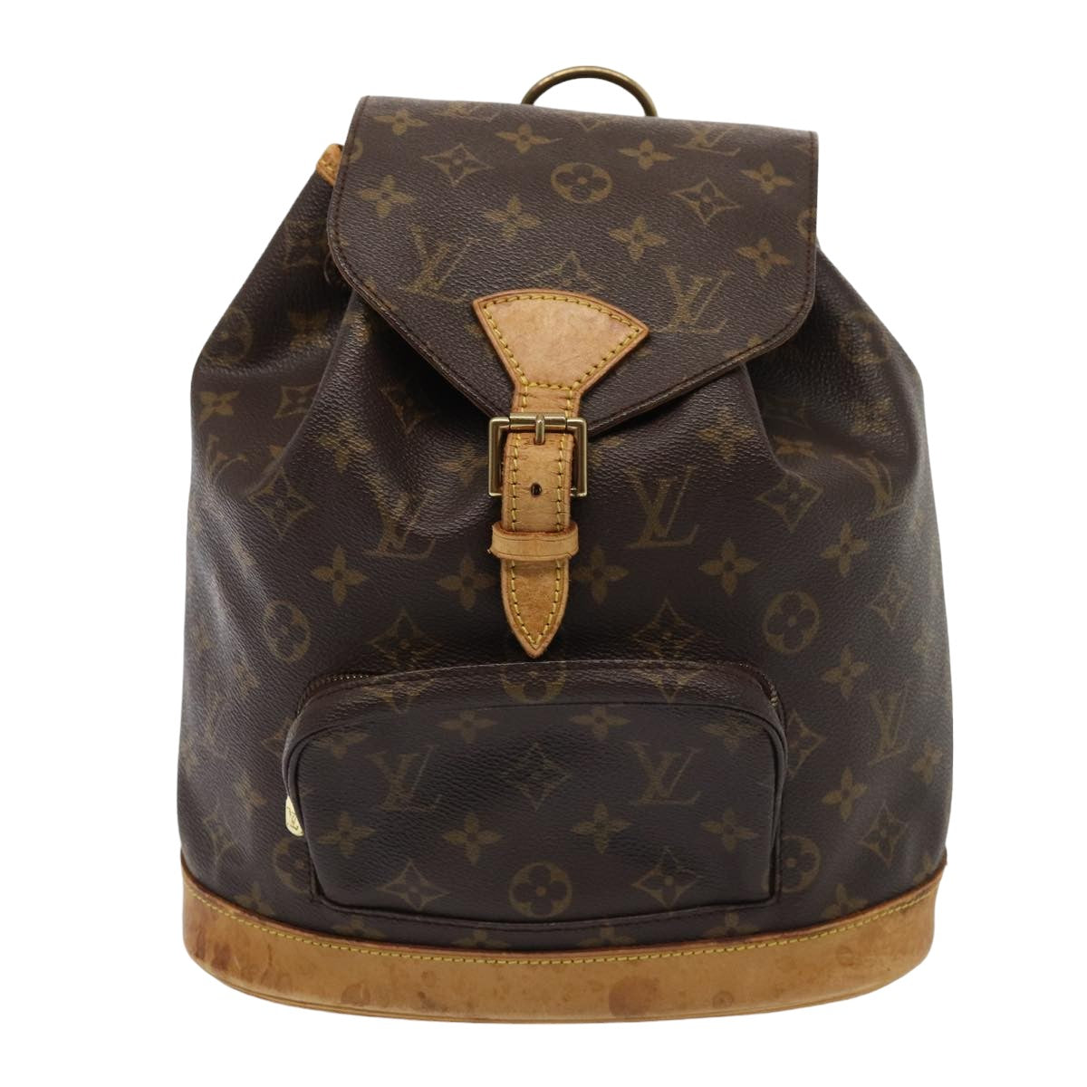 LOUIS VUITTON Monogram Montsouris MM Backpack M51136 LV bs16321