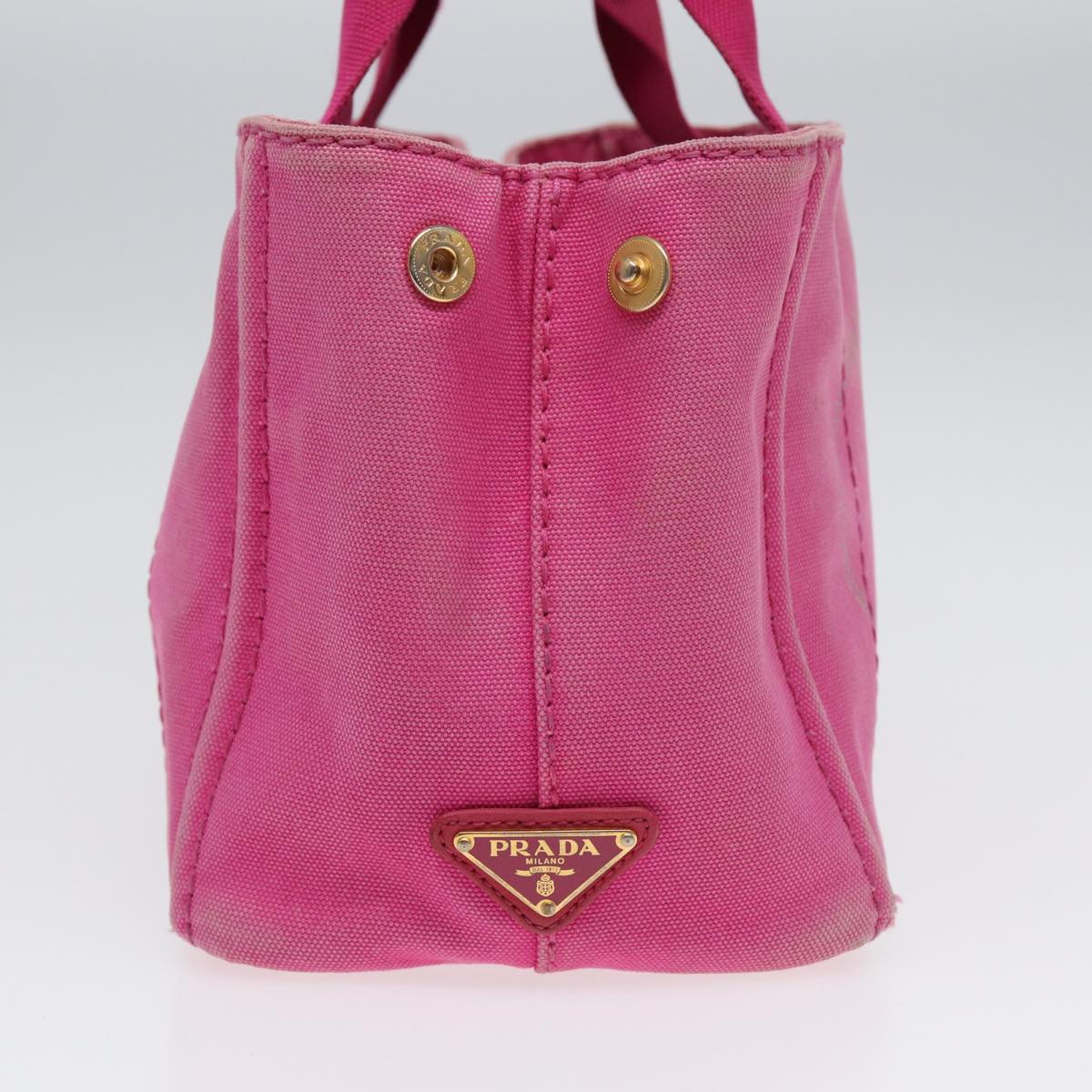 Luxury Prada Canapa PM Hand Bag Canvas Pink  bs16332