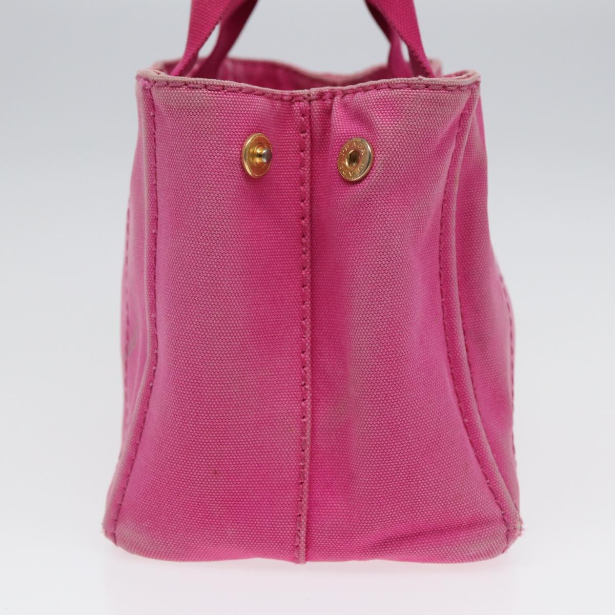 Luxury Prada Canapa PM Hand Bag Canvas Pink  bs16332