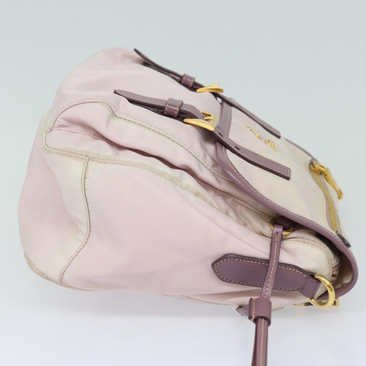 Luxury Prada Shoulder Bag Nylon Pink  bs16348