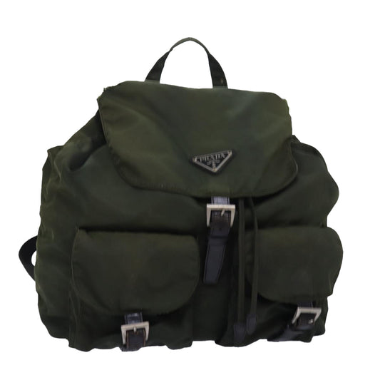 Luxury Prada Backpack Nylon Khaki  bs16382