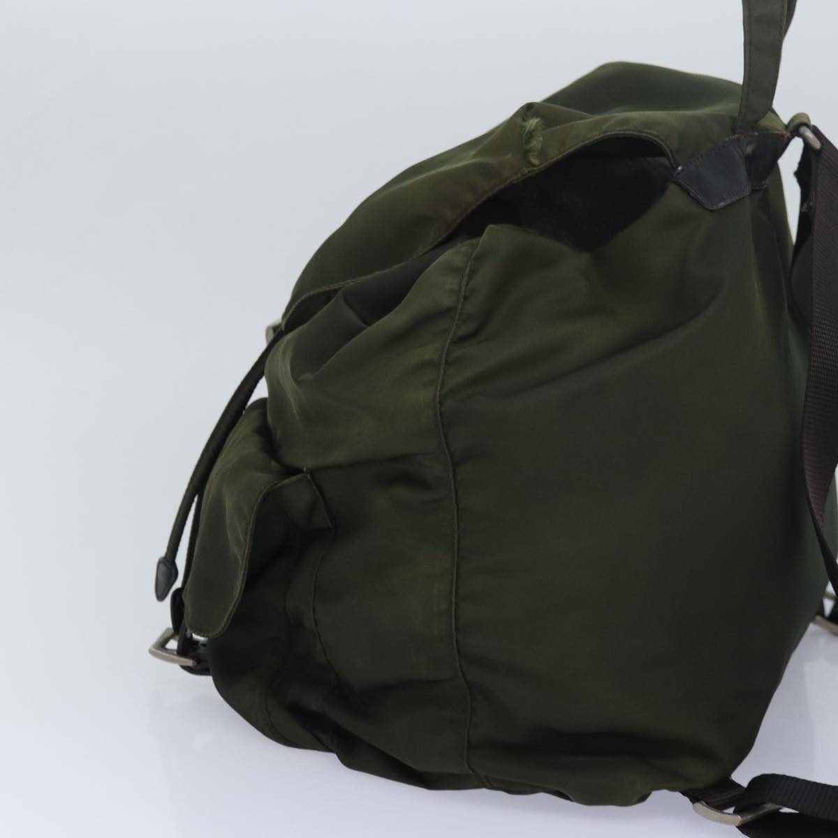Luxury Prada Backpack Nylon Khaki  bs16382