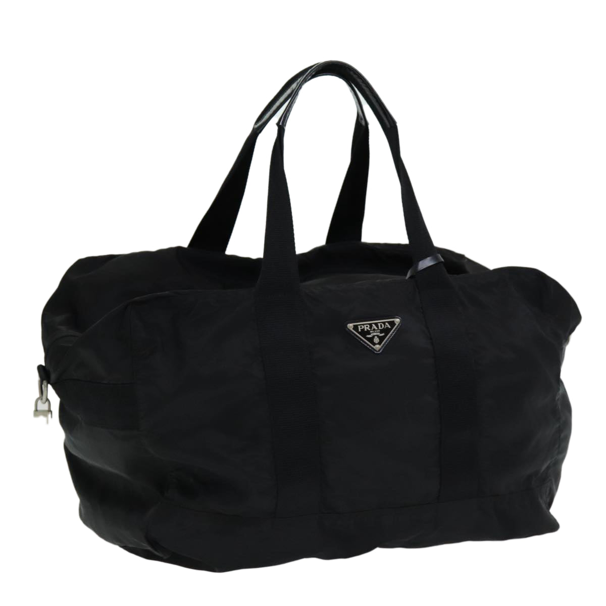 Luxury Prada Boston Bag Nylon Black  bs16386