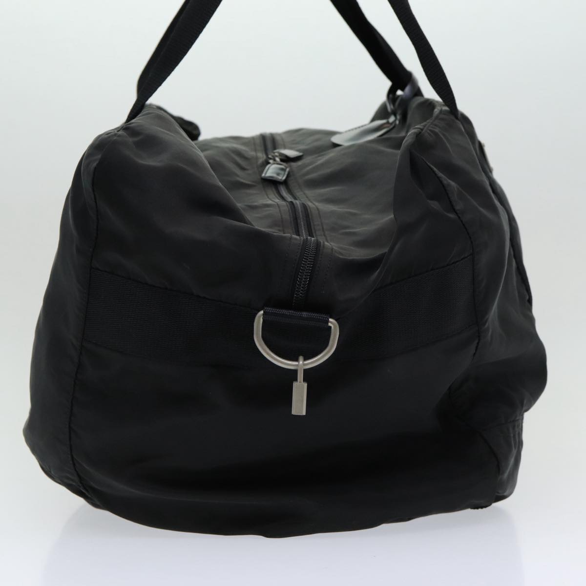 Luxury Prada Boston Bag Nylon Black  bs16386