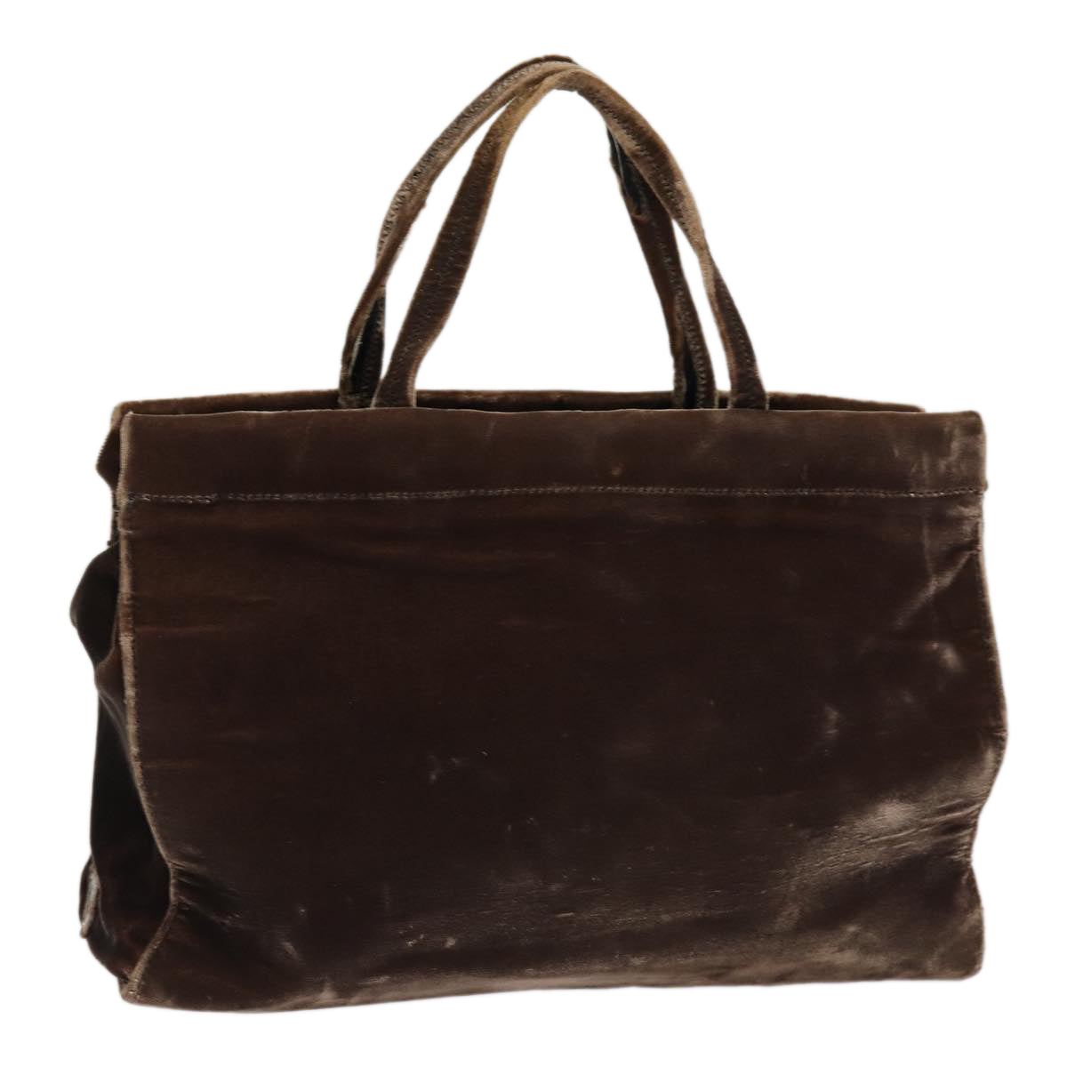 Luxury Prada Hand Bag Velor Brown  bs16438