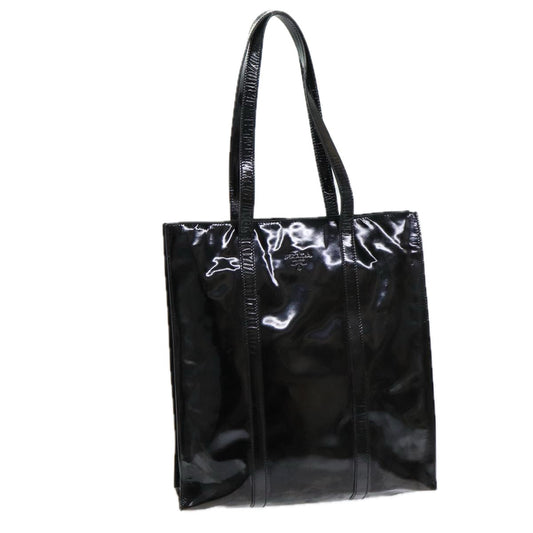 Luxury Prada Tote Bag Enamel Black  bs16445