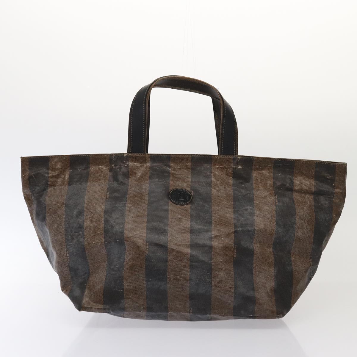 Luxury Fendi Pecan Canvas Hand Bag Canvas 4Set Black Brownbs16504
