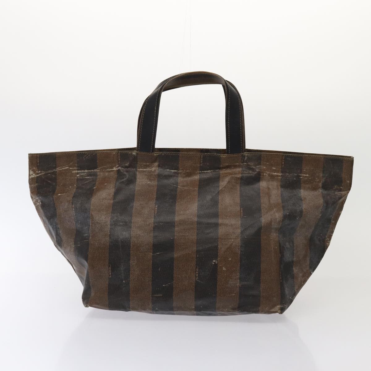 Luxury Fendi Pecan Canvas Hand Bag Canvas 4Set Black Brownbs16504