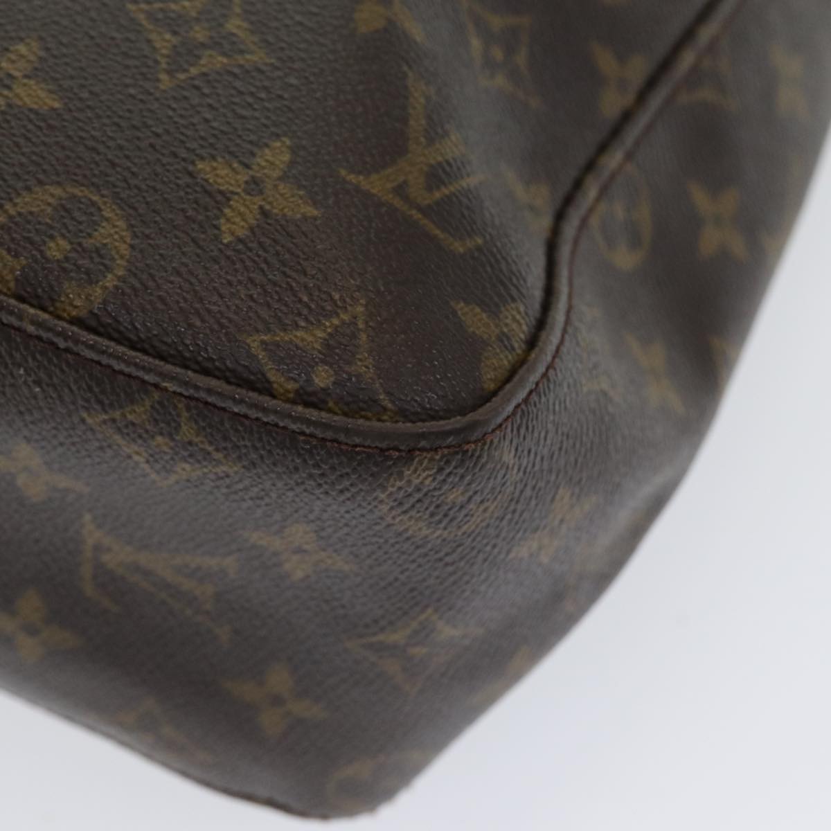 LOUIS VUITTON Monogram Looping GM Shoulder Bag M51145 LV bs16517