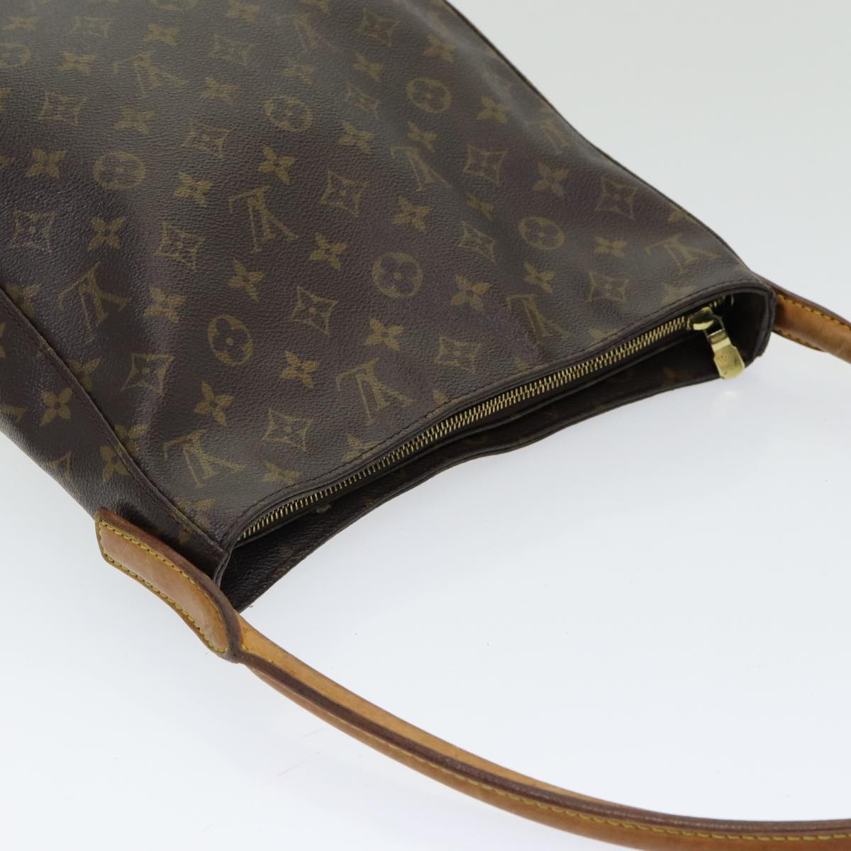 LOUIS VUITTON Monogram Looping GM Shoulder Bag M51145 LV bs16517