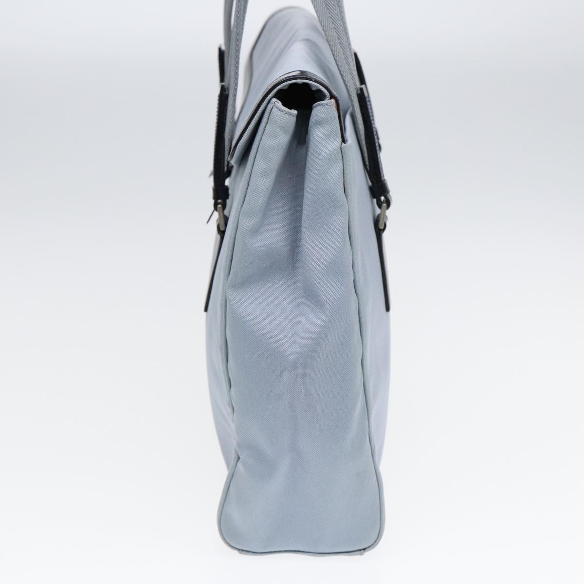 Luxury Prada Tote Bag Canvas Blue Silver  bs16525