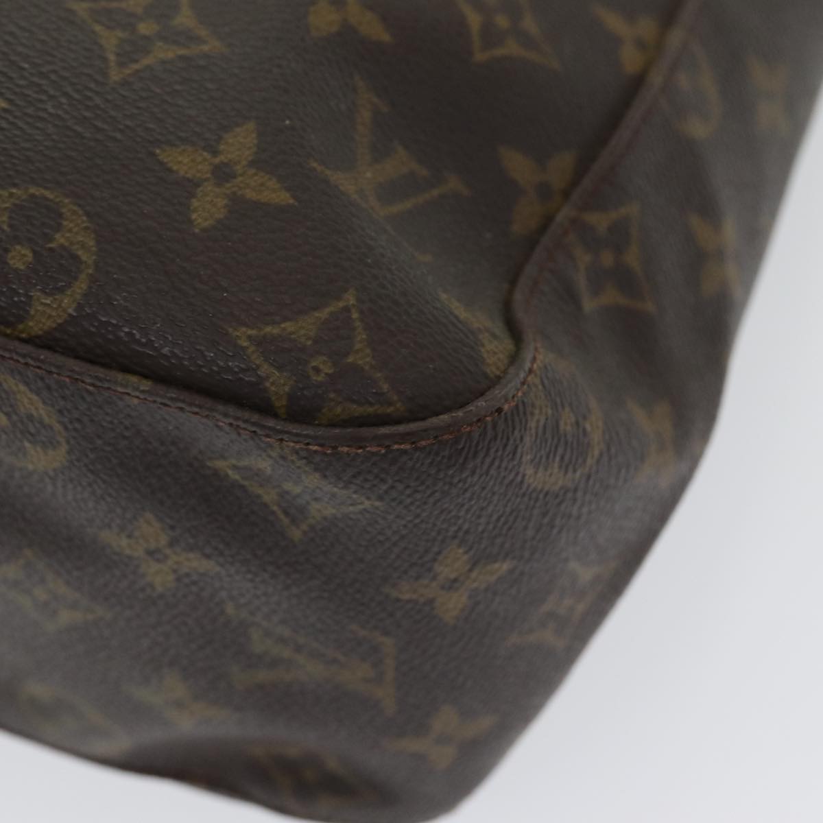 LOUIS VUITTON Monogram Looping GM Shoulder Bag M51145 LV bs16530