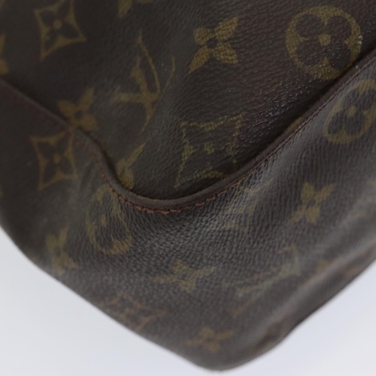LOUIS VUITTON Monogram Looping GM Shoulder Bag M51145 LV bs16530