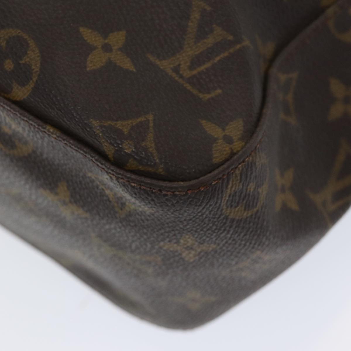 LOUIS VUITTON Monogram Looping GM Shoulder Bag M51145 LV bs16530