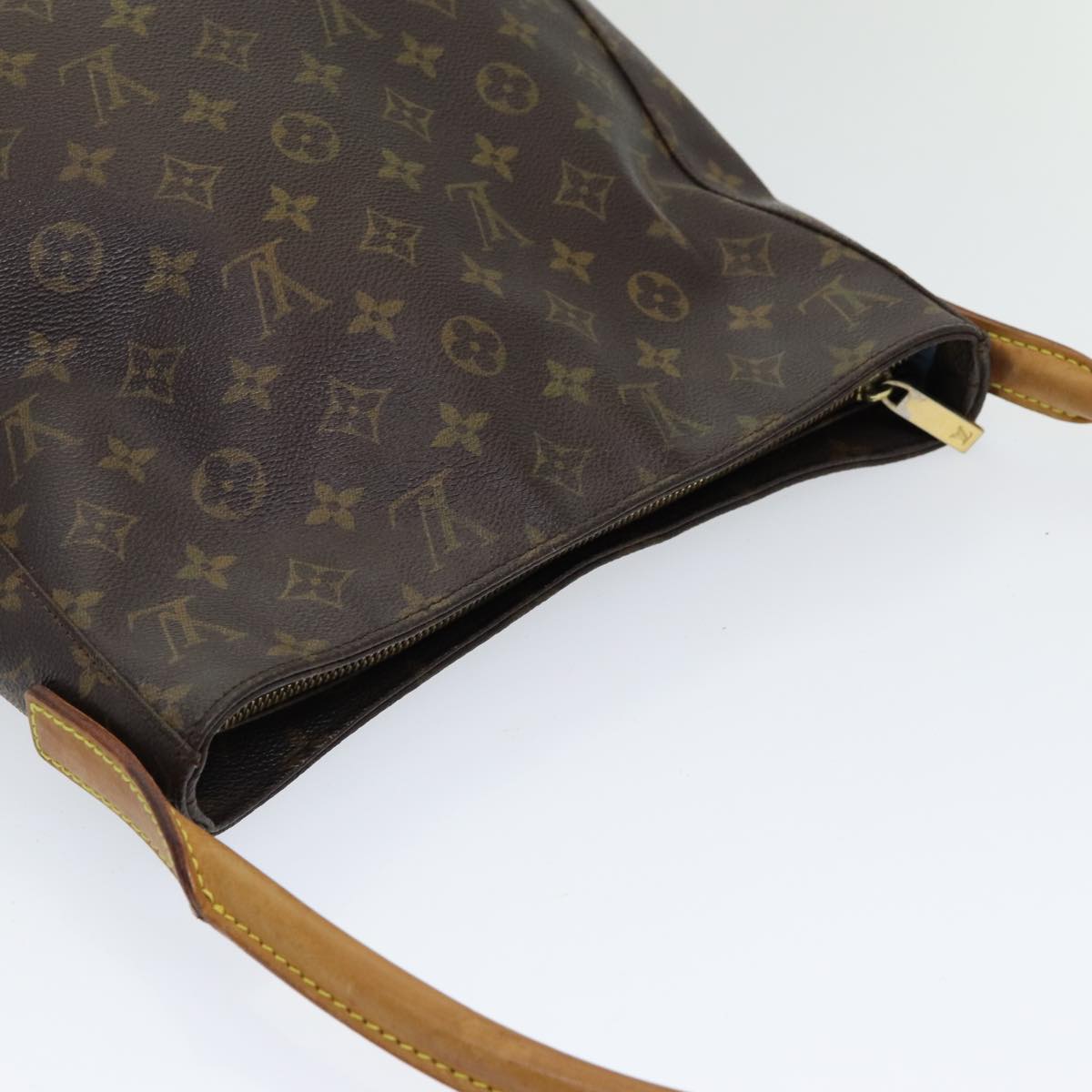 LOUIS VUITTON Monogram Looping GM Shoulder Bag M51145 LV bs16530
