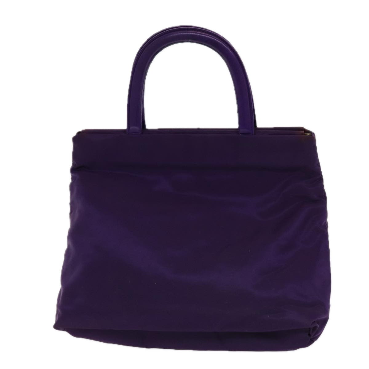 Luxury Prada Hand Bag Nylon Purple Silver  bs16543