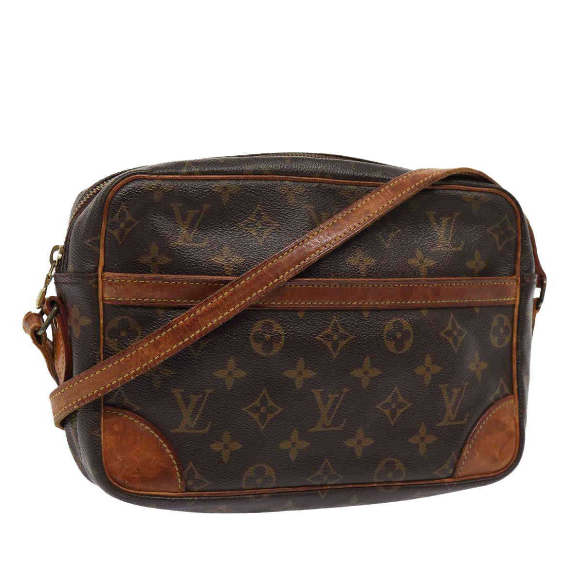 LOUIS VUITTON Monogram Trocadero 27 Shoulder Bag M51274 LV bs16592