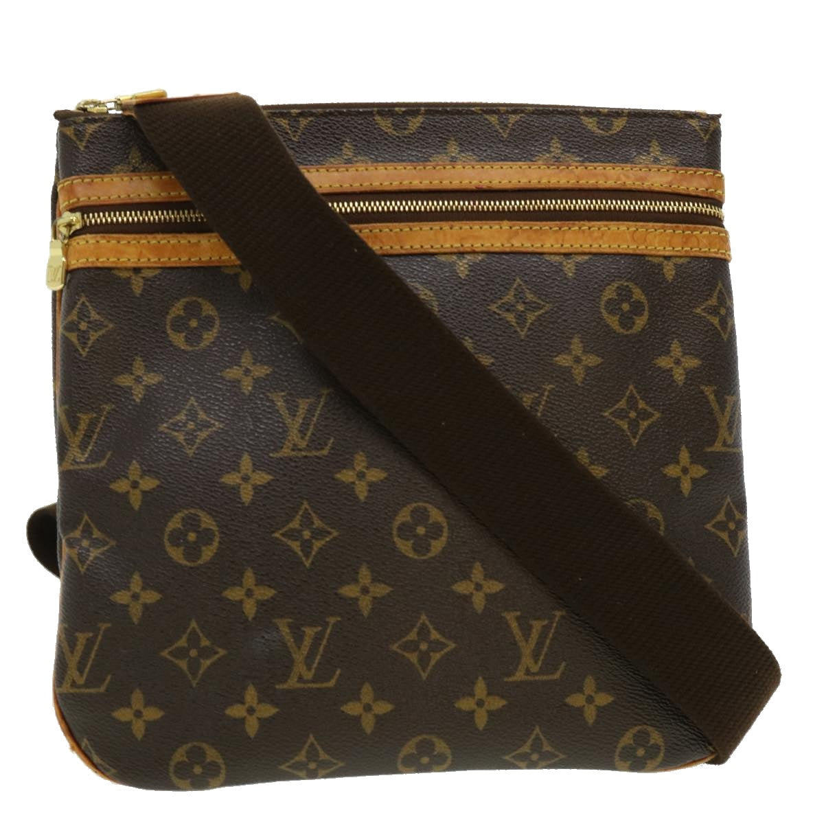 LOUIS VUITTON Monnogram Pochette Bosphore Shoulder Bag M40044 LV bs1660