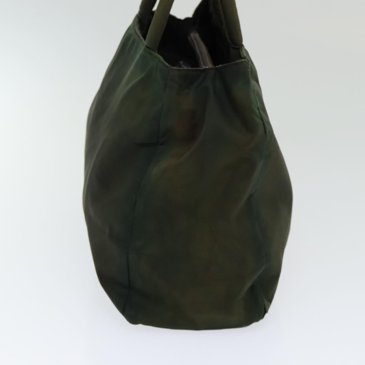 Luxury Prada Hand Bag Nylon Khaki Silver  bs16608
