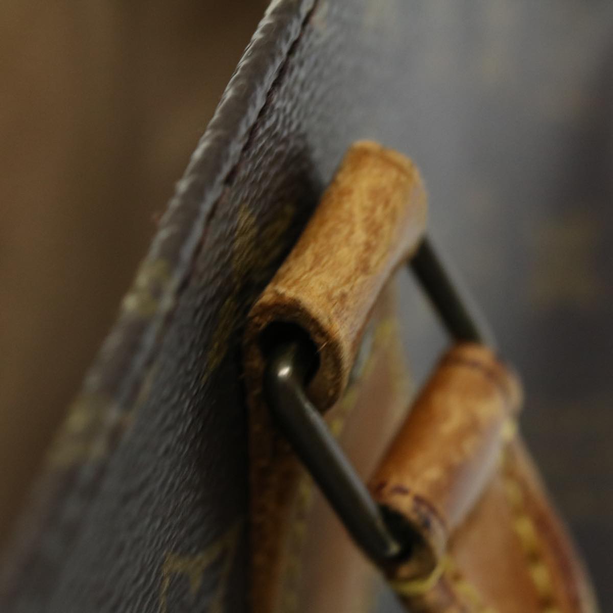 LOUIS VUITTON Monogram Sac Plat Hand Bag M51140 LV bs1661