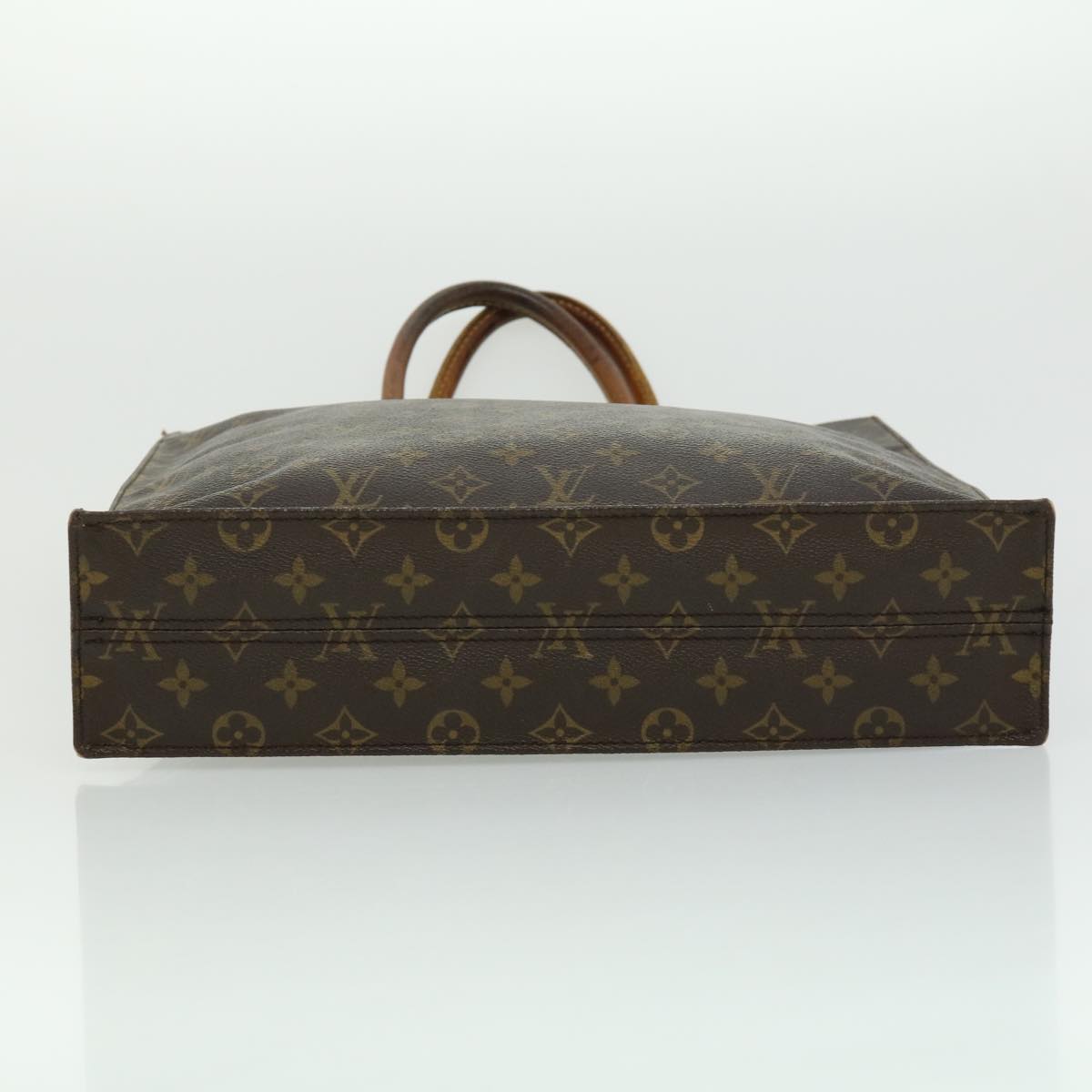 LOUIS VUITTON Monogram Sac Plat Hand Bag M51140 LV bs1661