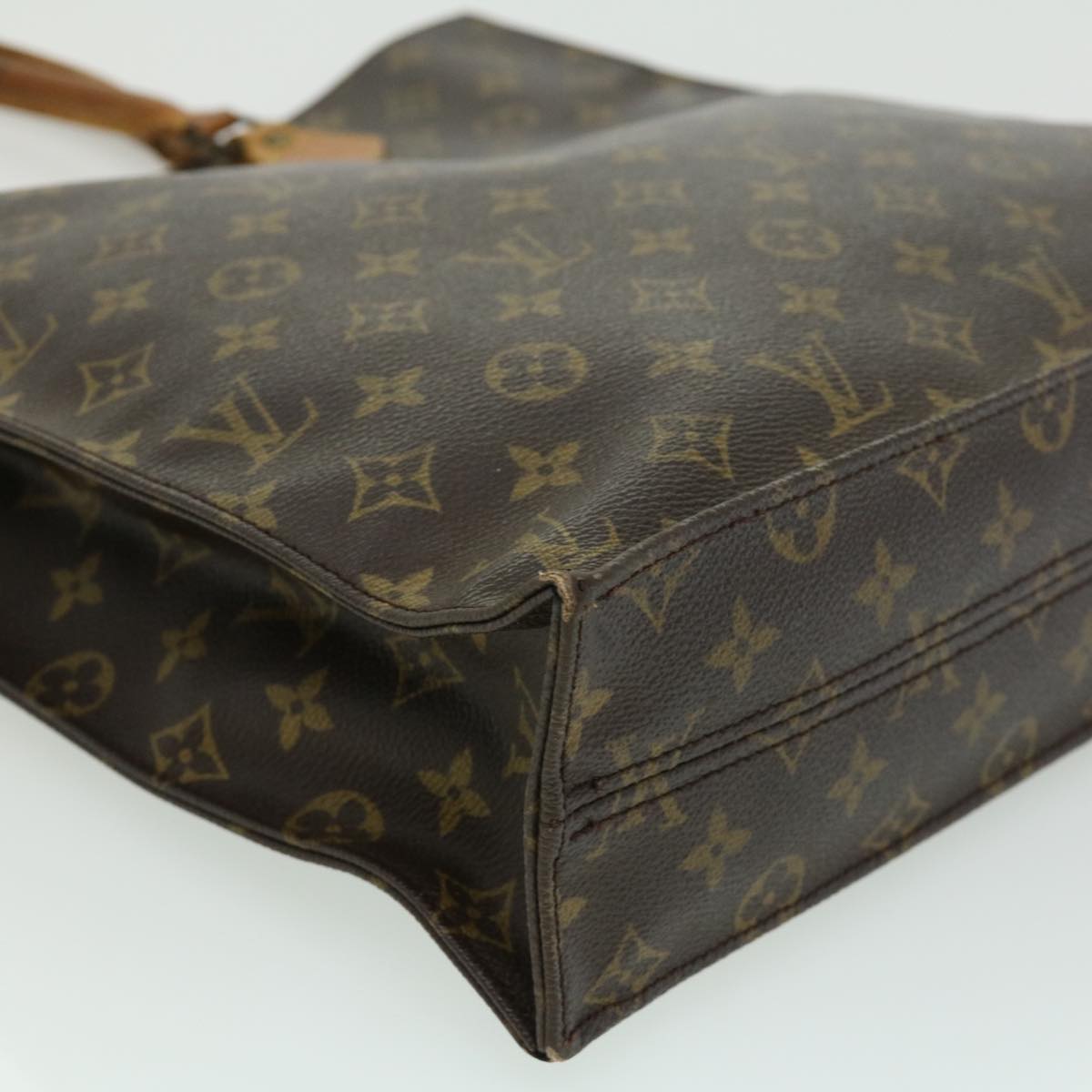 LOUIS VUITTON Monogram Sac Plat Hand Bag M51140 LV bs1661