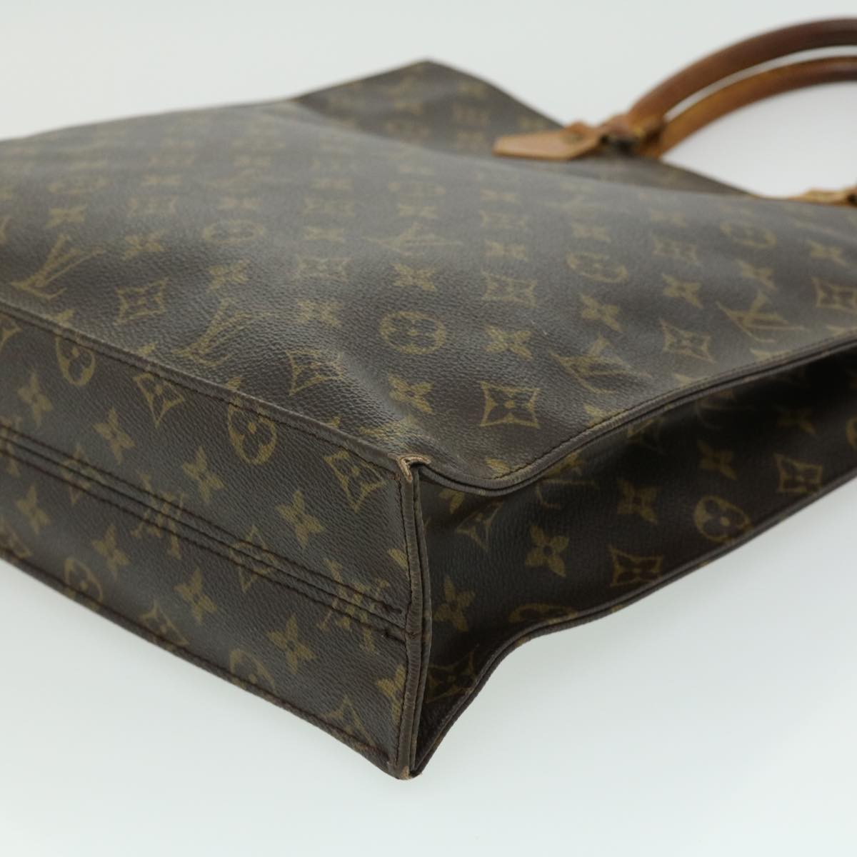 LOUIS VUITTON Monogram Sac Plat Hand Bag M51140 LV bs1661