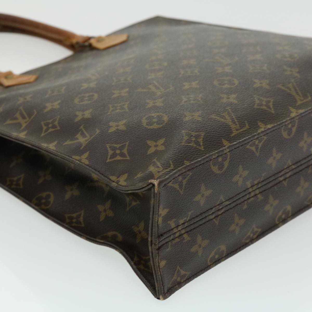 LOUIS VUITTON Monogram Sac Plat Hand Bag M51140 LV bs1661