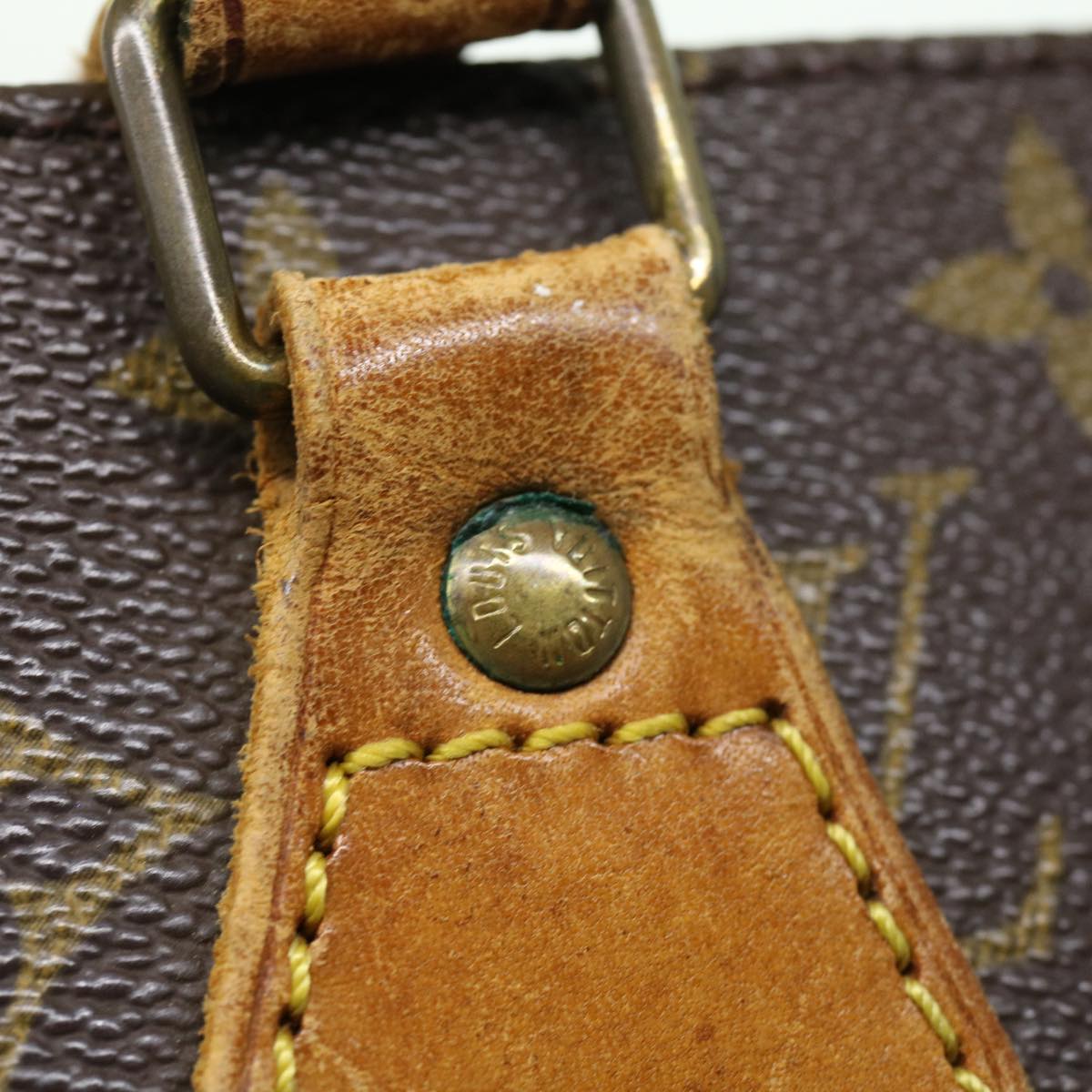 LOUIS VUITTON Monogram Sac Plat Hand Bag M51140 LV bs1661