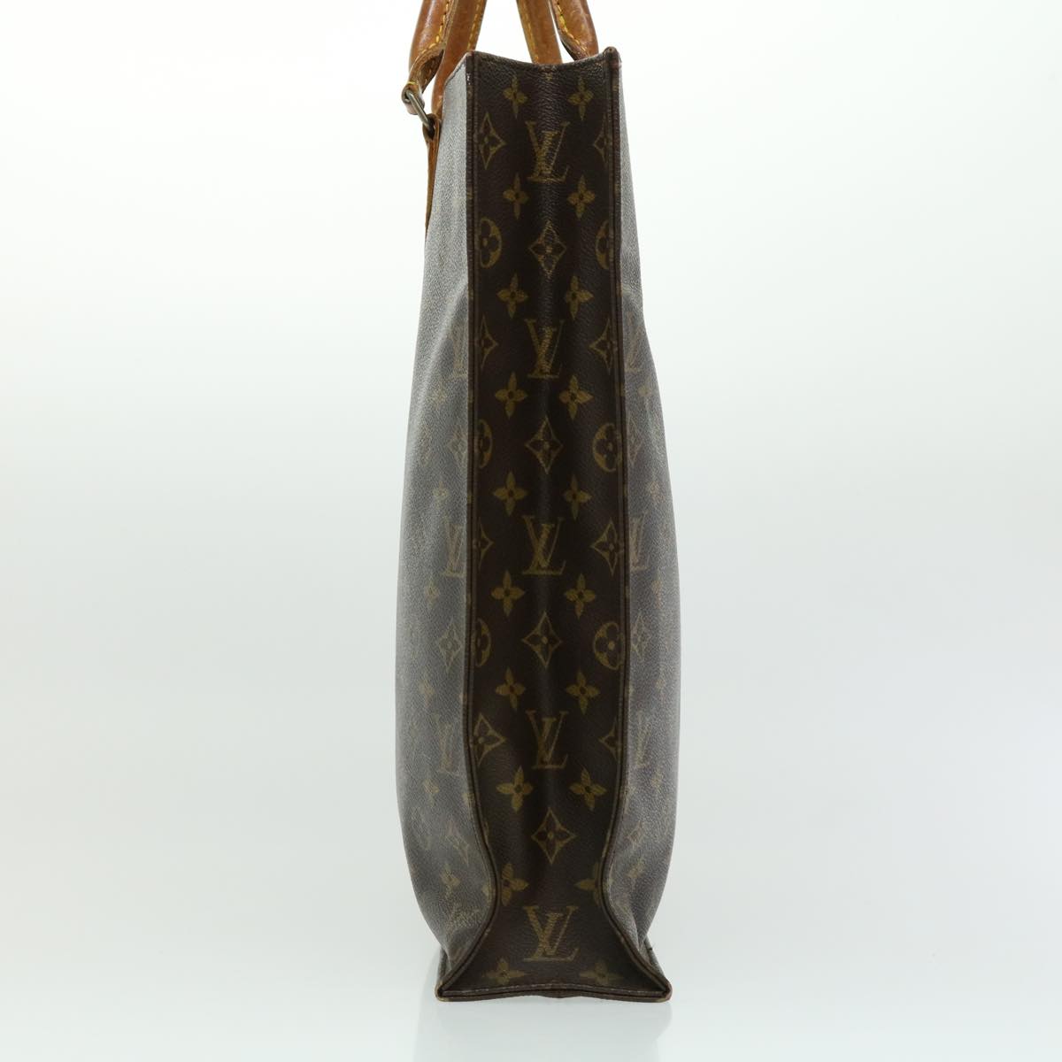 LOUIS VUITTON Monogram Sac Plat Hand Bag M51140 LV bs1661