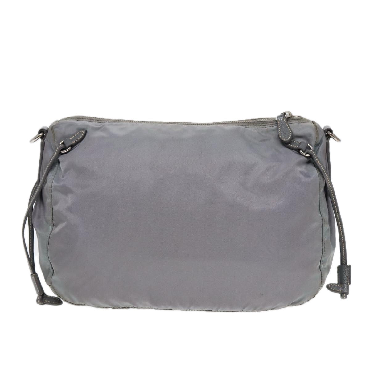 Luxury Prada Shoulder Bag Nylon Blue Silver  bs16712