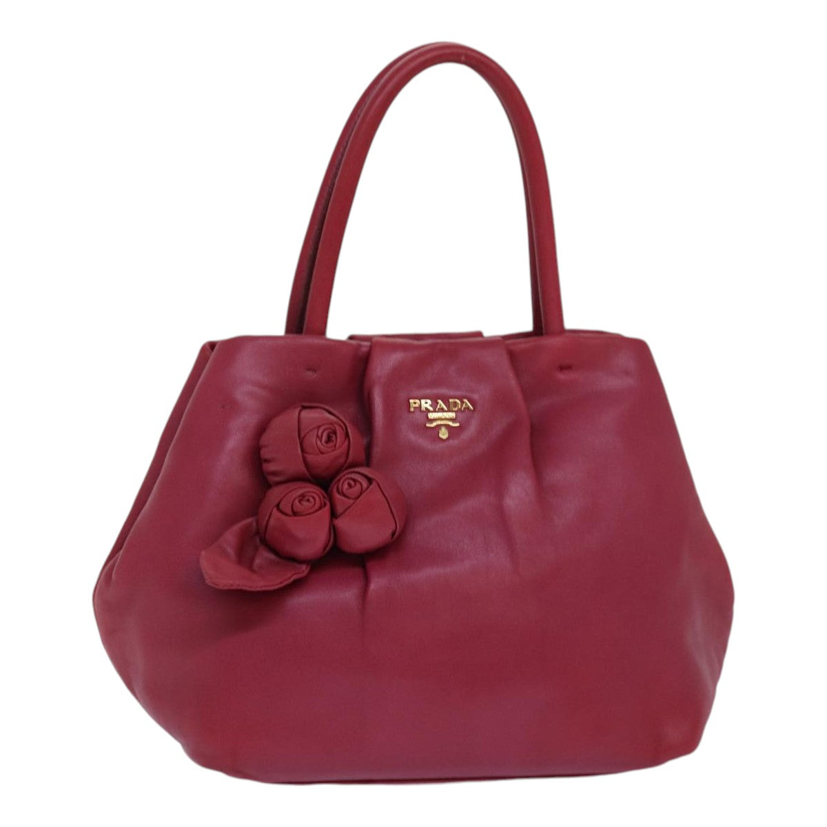 Luxury Prada Hand Bag Leather Pink  bs16734