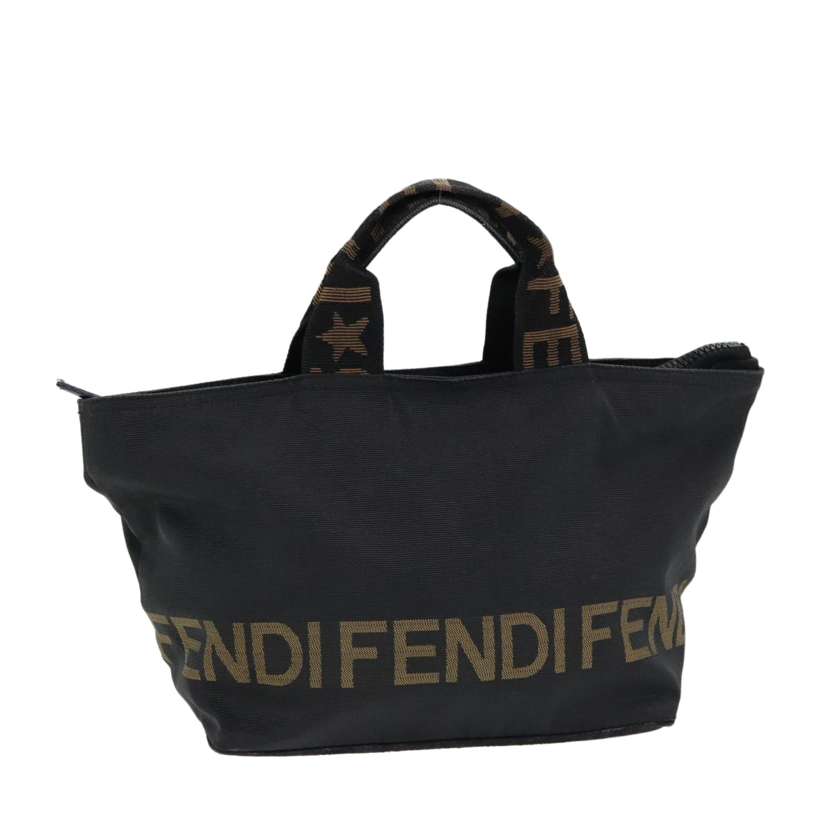 Luxury Fendi Hand Bag Nylon Black Silverbs16735