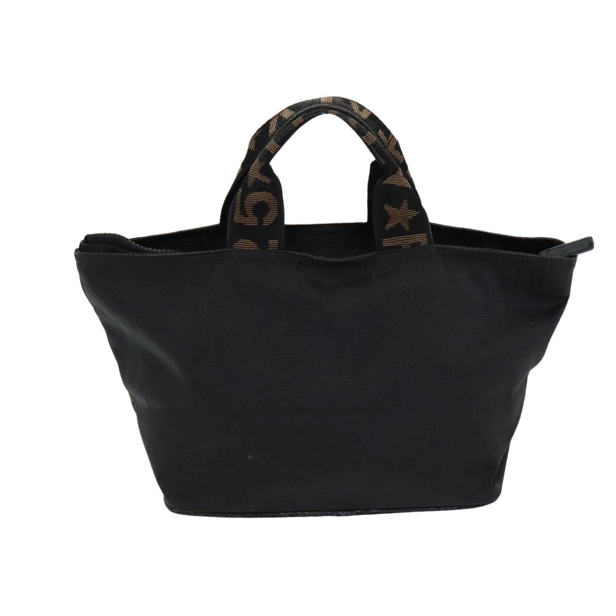 Luxury Fendi Hand Bag Nylon Black Silverbs16735