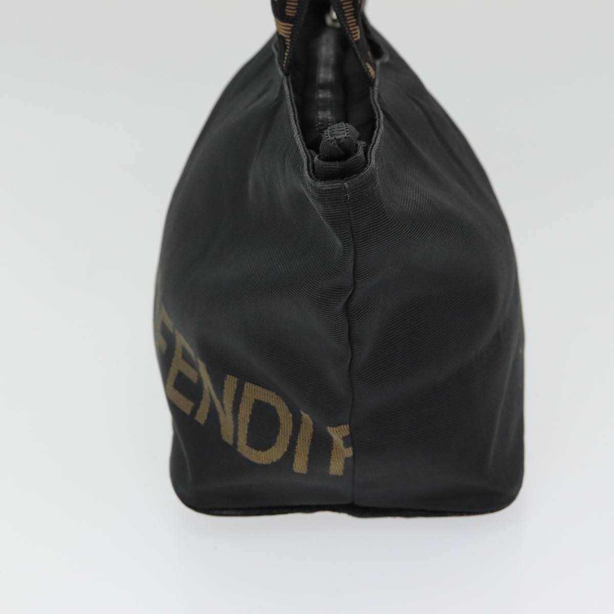 Luxury Fendi Hand Bag Nylon Black Silverbs16735