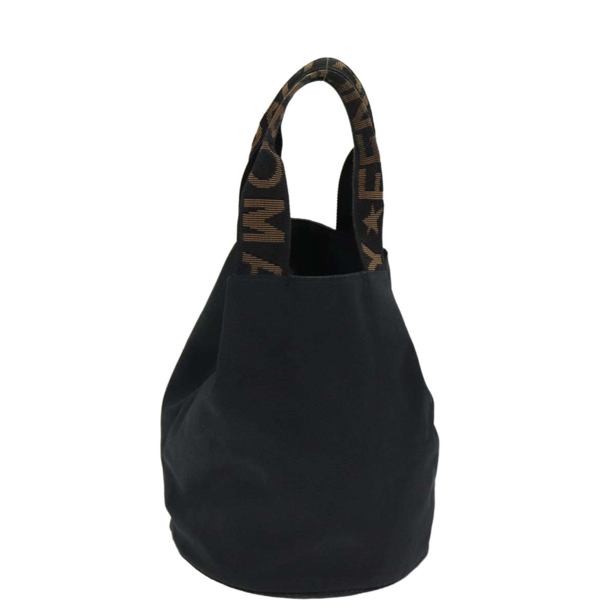 Luxury Fendi Hand Bag Nylon Black Goldbs16741