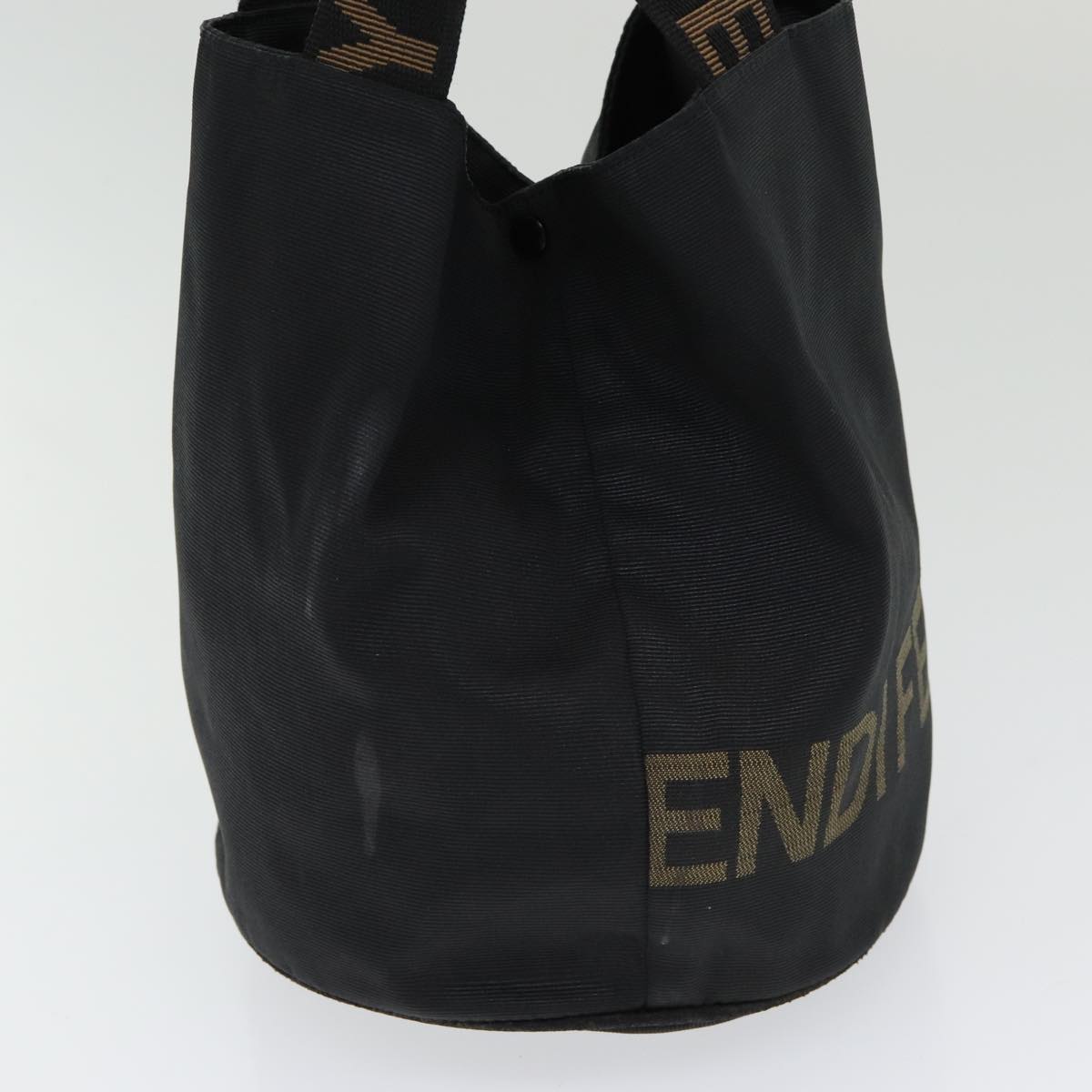 Luxury Fendi Hand Bag Nylon Black Goldbs16741