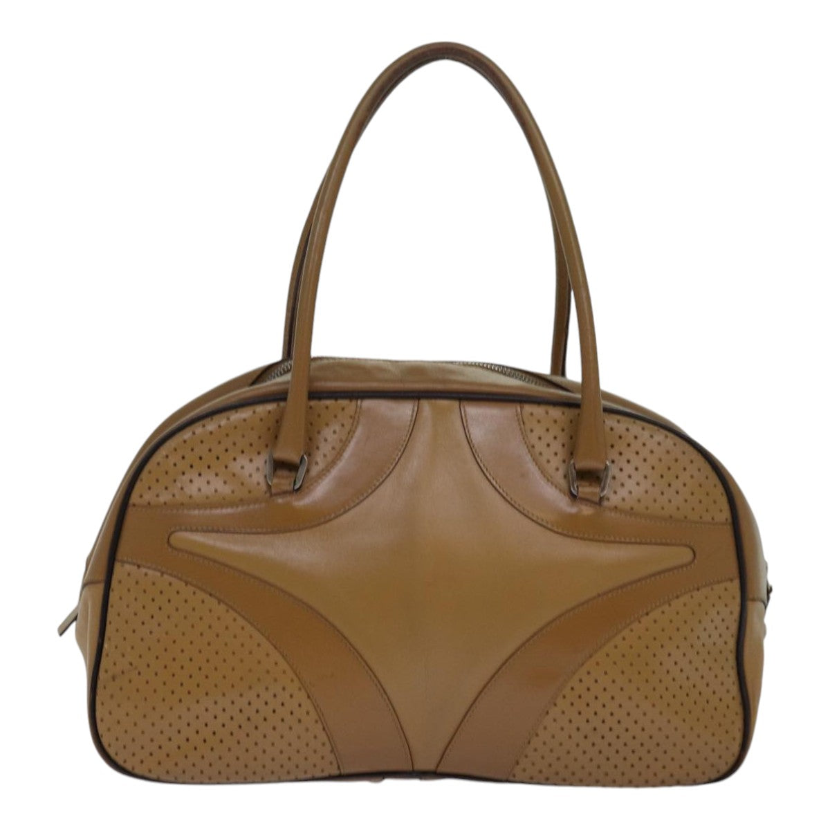 Luxury Prada Hand Bag Leather Brown  bs16742