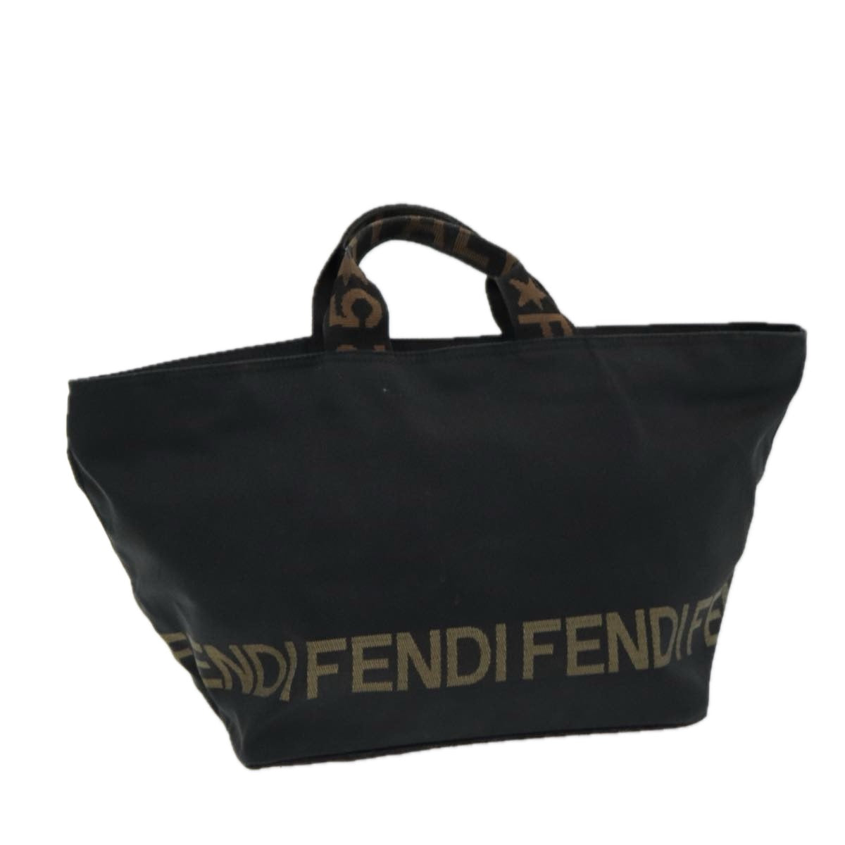 Luxury Fendi Hand Bag Nylon Black Silverbs16743