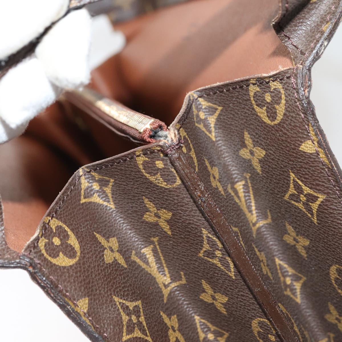 LOUIS VUITTON Monogram Serviette Fermoir Business Bag M53305 LV bs16749