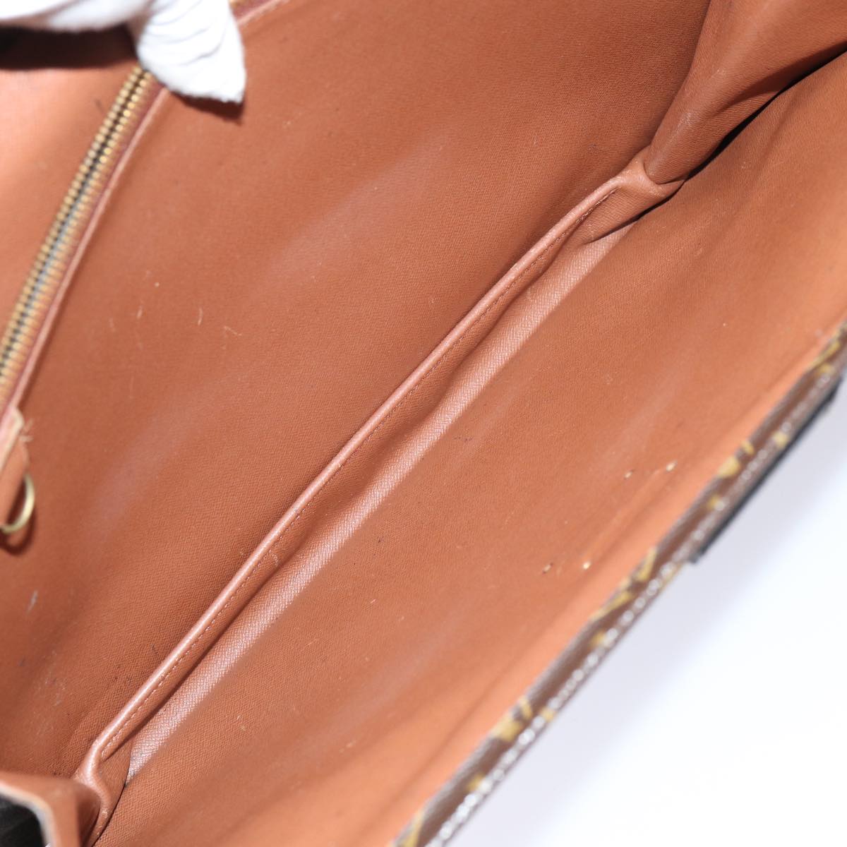 LOUIS VUITTON Monogram Serviette Fermoir Business Bag M53305 LV bs16749